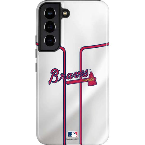 MLB Atlanta Braves Home Jersey Galaxy S22 Pro Case