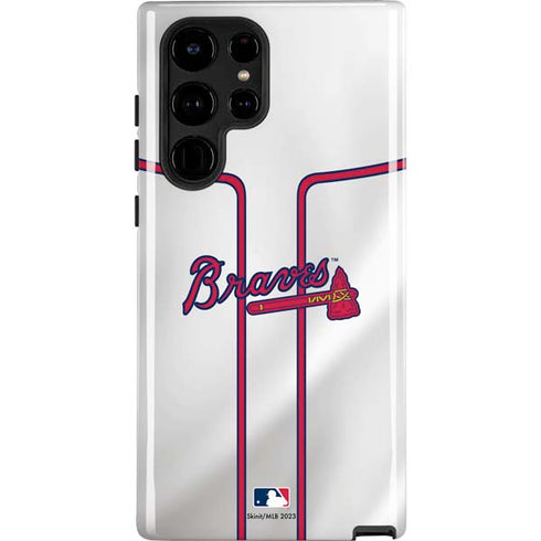 MLB Atlanta Braves Home Jersey Galaxy S22 Ultra Pro Case