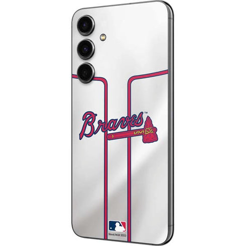MLB Atlanta Braves Home Jersey Galaxy S23 FE Skin