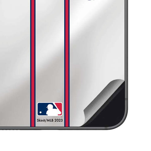 MLB Atlanta Braves Home Jersey Galaxy S23 FE Skin