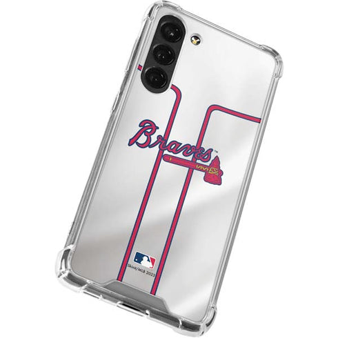 MLB Atlanta Braves Home Jersey Galaxy S23 Plus Clear Case