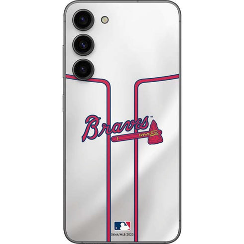 MLB Atlanta Braves Home Jersey Galaxy S23 Plus Skin