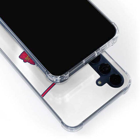 MLB Atlanta Braves Home Jersey Galaxy S24 Clear Case