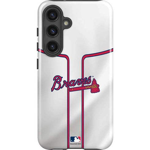 MLB Atlanta Braves Home Jersey Galaxy S24 Impact Case