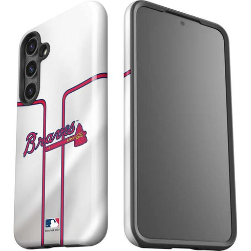 MLB Atlanta Braves Home Jersey Galaxy S24 Plus Impact Case