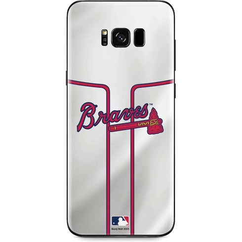 MLB Atlanta Braves Home Jersey Galaxy S8 Plus Skin