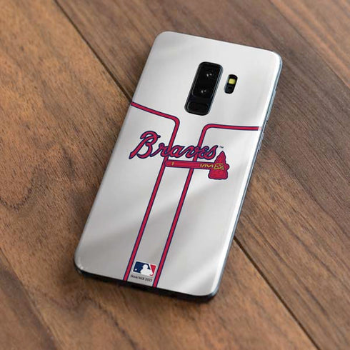 MLB Atlanta Braves Home Jersey Galaxy S9 Plus Skin