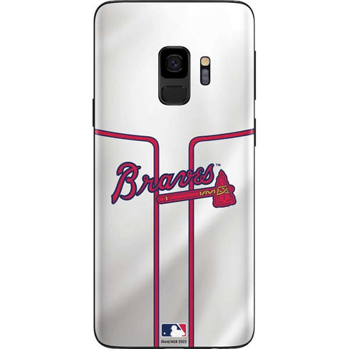 MLB Atlanta Braves Home Jersey Galaxy S9 Skin