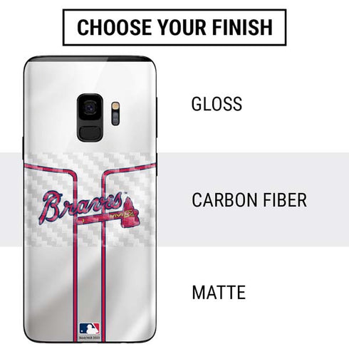 MLB Atlanta Braves Home Jersey Galaxy S9 Skin