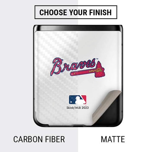 MLB Atlanta Braves Home Jersey Galaxy Z Flip Skin