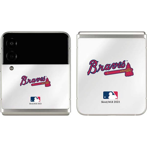 MLB Atlanta Braves Home Jersey Galaxy Z Flip3 5G Skin