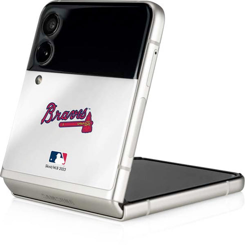 MLB Atlanta Braves Home Jersey Galaxy Z Flip3 5G Skin