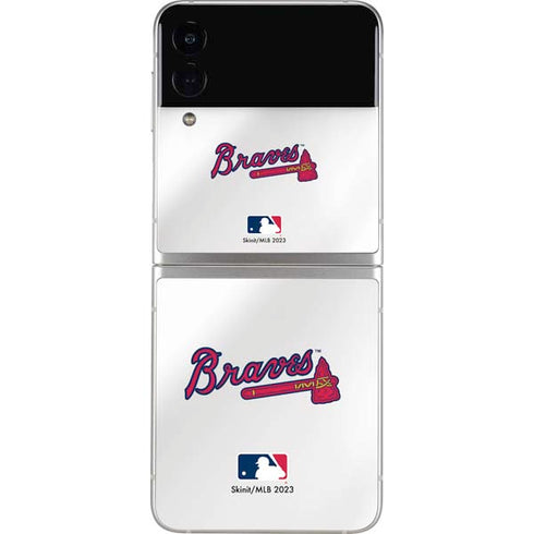 MLB Atlanta Braves Home Jersey Galaxy Z Flip4 5G Skin