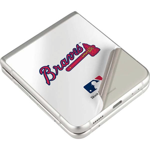 MLB Atlanta Braves Home Jersey Galaxy Z Flip4 5G Skin