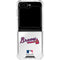 MLB Atlanta Braves Home Jersey Galaxy Z Flip5 5G Clear Case