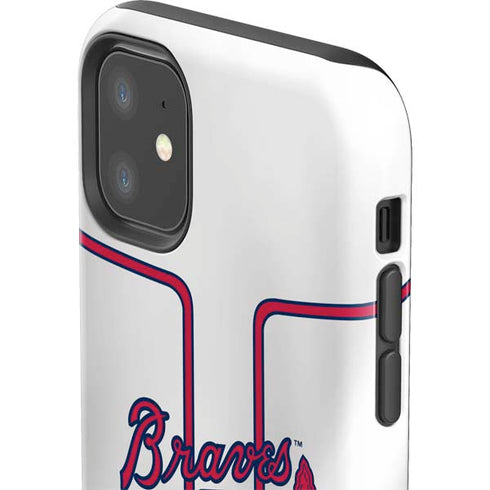 MLB Atlanta Braves Home Jersey iPhone 11 Impact Case