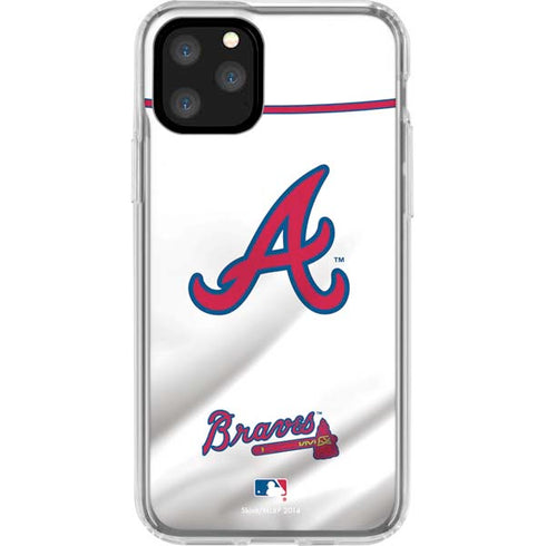 MLB Atlanta Braves Home Jersey iPhone 11 Pro Clear Case