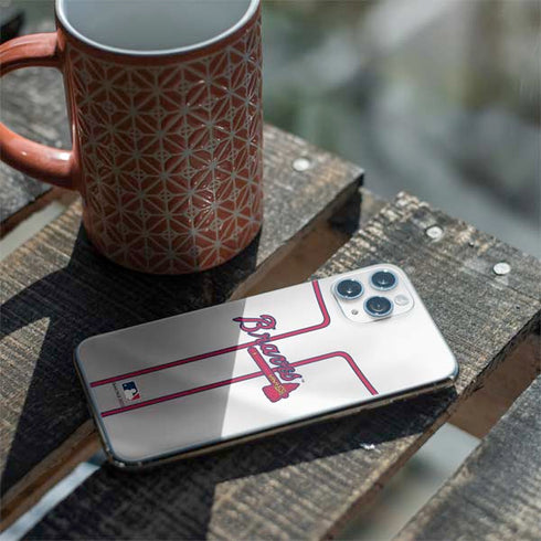 MLB Atlanta Braves Home Jersey iPhone 11 Pro Skin