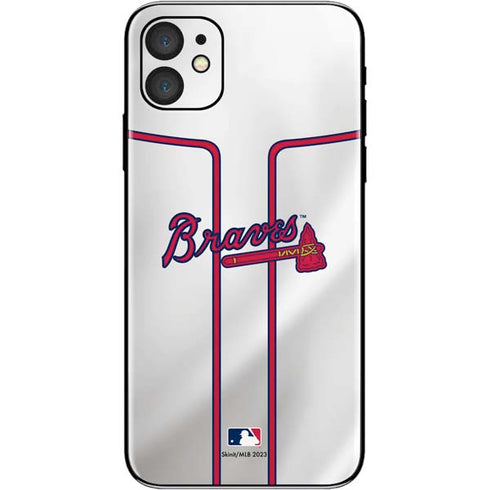 MLB Atlanta Braves Home Jersey iPhone 11 Skin