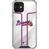 MLB Atlanta Braves Home Jersey iPhone 12 Clear Case