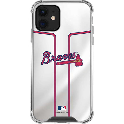 MLB Atlanta Braves Home Jersey iPhone 12 Mini Clear Case