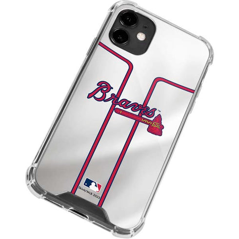 MLB Atlanta Braves Home Jersey iPhone 12 Mini Clear Case