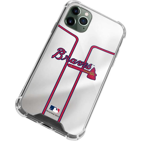 MLB Atlanta Braves Home Jersey iPhone 12 Pro Max Clear Case