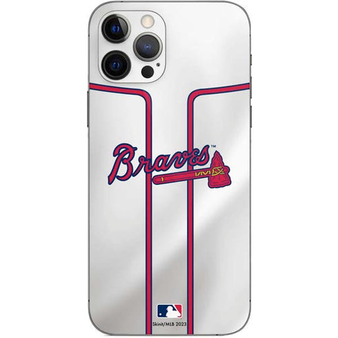MLB Atlanta Braves Home Jersey iPhone 12 Pro Skin