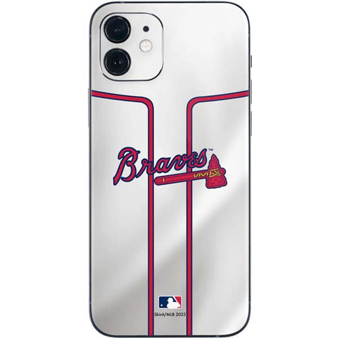 MLB Atlanta Braves Home Jersey iPhone 12 Skin