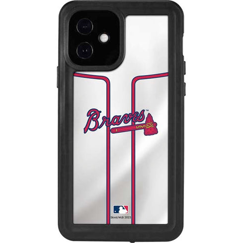 MLB Atlanta Braves Home Jersey iPhone 12 Waterproof Case