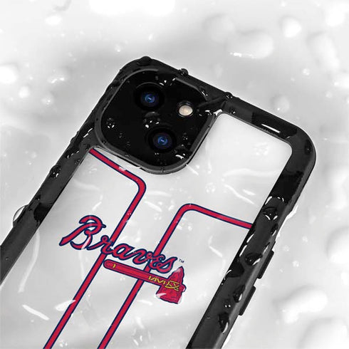 MLB Atlanta Braves Home Jersey iPhone 13 Mini Waterproof Case