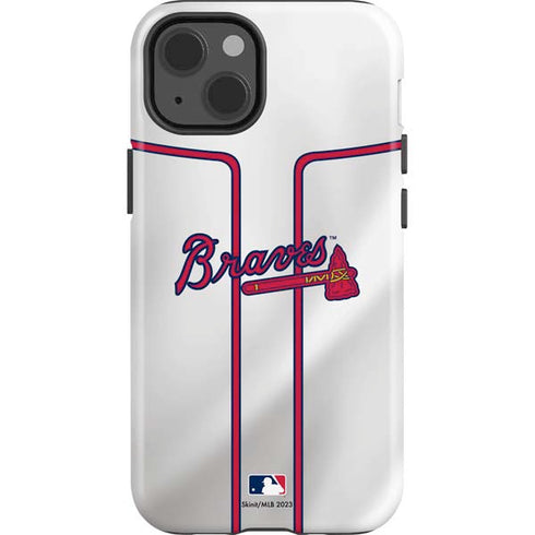 MLB Atlanta Braves Home Jersey iPhone 15 Impact Case