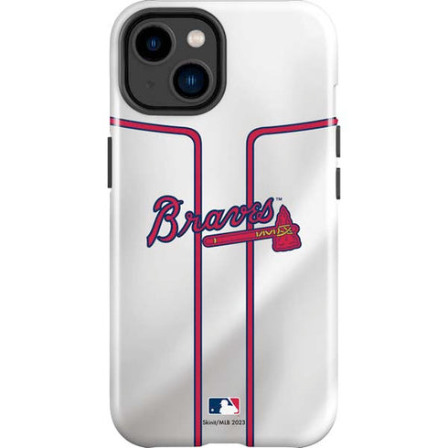 MLB Atlanta Braves Home Jersey iPhone 15 Plus Impact Case