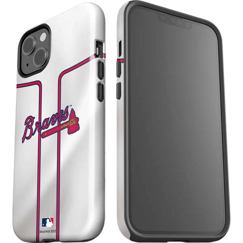 MLB Atlanta Braves Home Jersey iPhone 15 Plus Impact Case