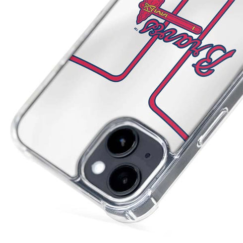 MLB Atlanta Braves Home Jersey iPhone 15 Plus MagSafe Case