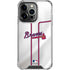 MLB Atlanta Braves Home Jersey iPhone 14 Pro Clear Case