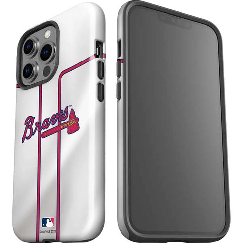 MLB Atlanta Braves Home Jersey iPhone 14 Pro Impact Case