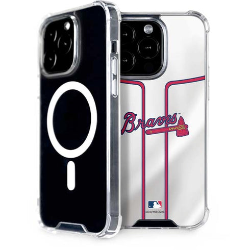 MLB Atlanta Braves Home Jersey iPhone 15 Pro MagSafe Case