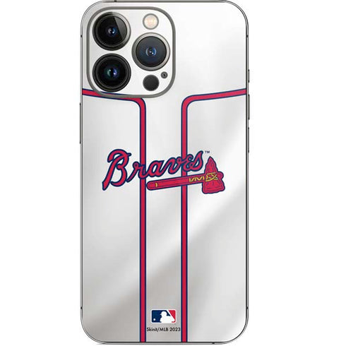 MLB Atlanta Braves Home Jersey iPhone 14 Pro Skin