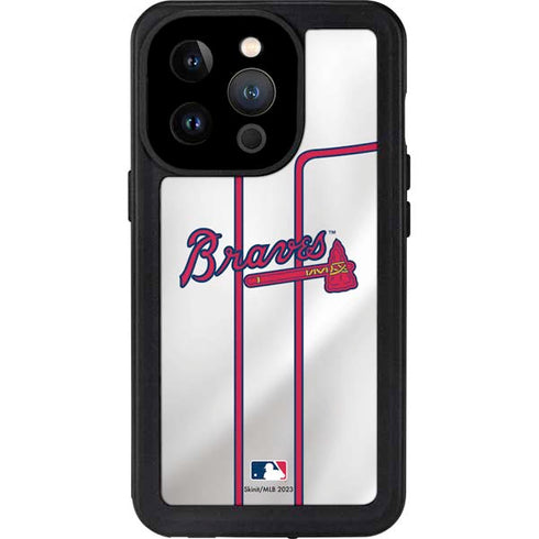 MLB Atlanta Braves Home Jersey iPhone 14 Pro Waterproof Case