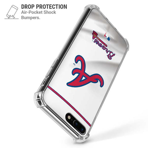 MLB Atlanta Braves Home Jersey iPhone 7/8 Plus Clear Case