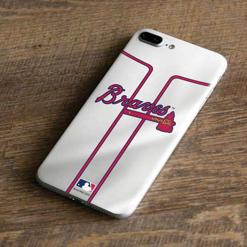 MLB Atlanta Braves Home Jersey iPhone 8 Plus Skin