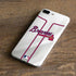 MLB Atlanta Braves Home Jersey iPhone 8 Plus Skin