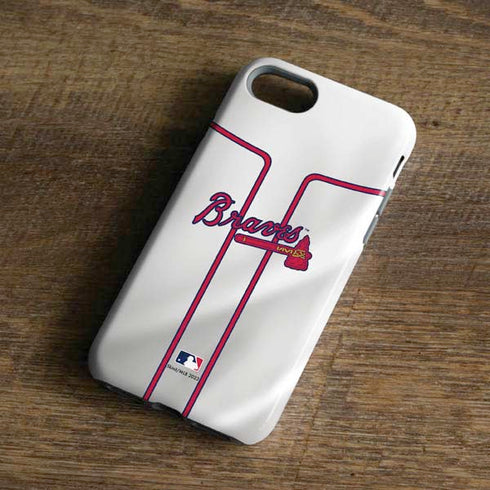 MLB Atlanta Braves Home Jersey iPhone 8 Pro Case