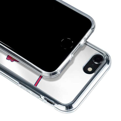 MLB Atlanta Braves Home Jersey iPhone SE (2nd & 3rd Gen) Clear Case