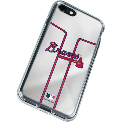 MLB Atlanta Braves Home Jersey iPhone SE (2nd & 3rd Gen) Clear Case