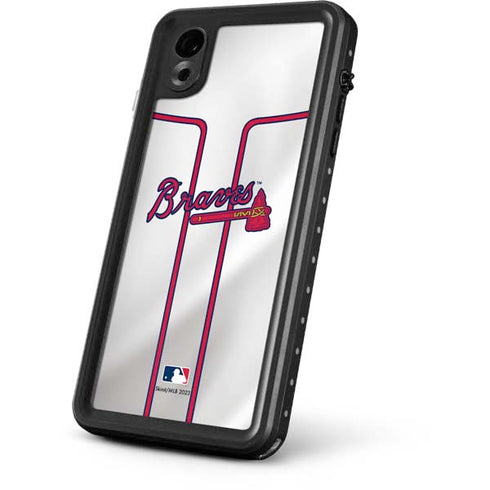 MLB Atlanta Braves Home Jersey iPhone XR Waterproof Case