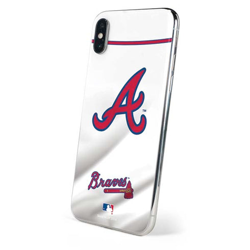 MLB Atlanta Braves Home Jersey iPhone XS Skin