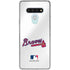 MLB Atlanta Braves Home Jersey LG Stylo 6 Clear Case