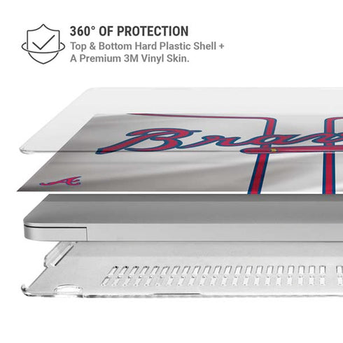 MLB Atlanta Braves Home Jersey MacBook Air 13in M1 (2021) Case plus Skin